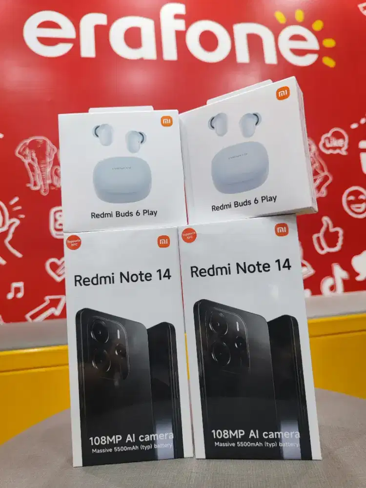 Redmi Note 14 Gratis buds 6 play