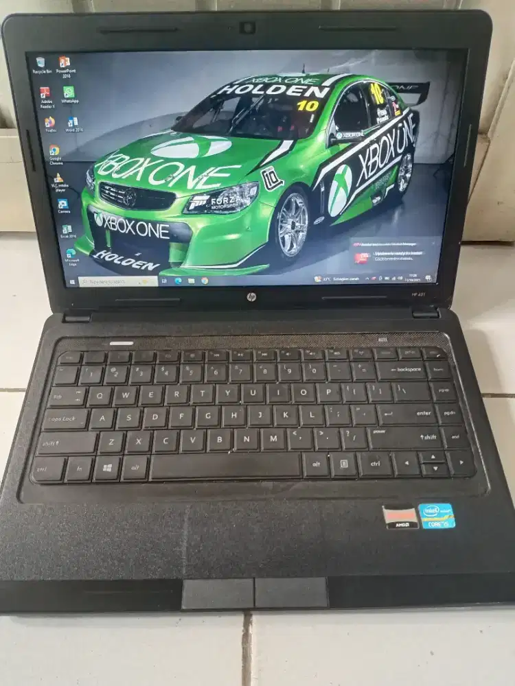 Laptop HP 430 Core i5  2520 M, Layar led  14 inch, double vga