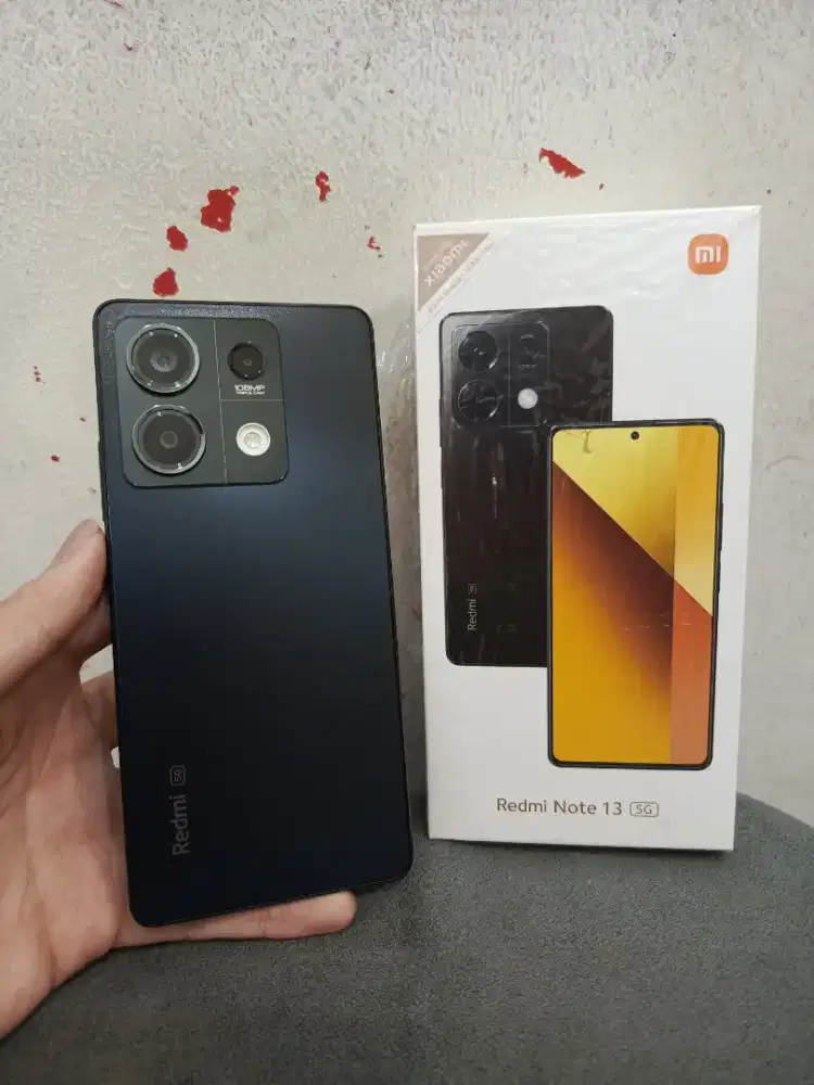 Xiaomi Redmi Note 13 5G 8/256 Fullset Ori, Mulus, Nominus, Siap Pakai