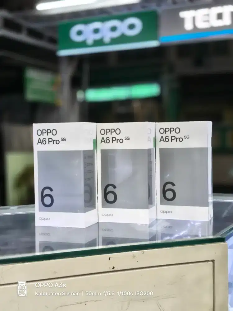 Oppo A6Pro 8/256Gb Terbaru Jaminan Layar pecah 1tahun gratis