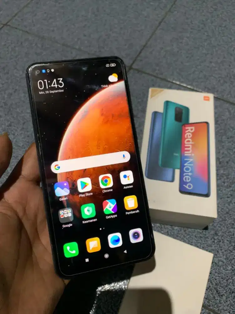 Redmi Note 9 Ram 4/64gb resmi ori gak ada minus game oke