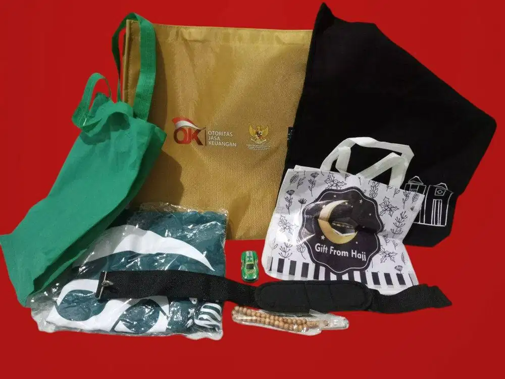 Borongan Sangat Murah Kaos, tas tote, mainan mobilan, dan lainnya