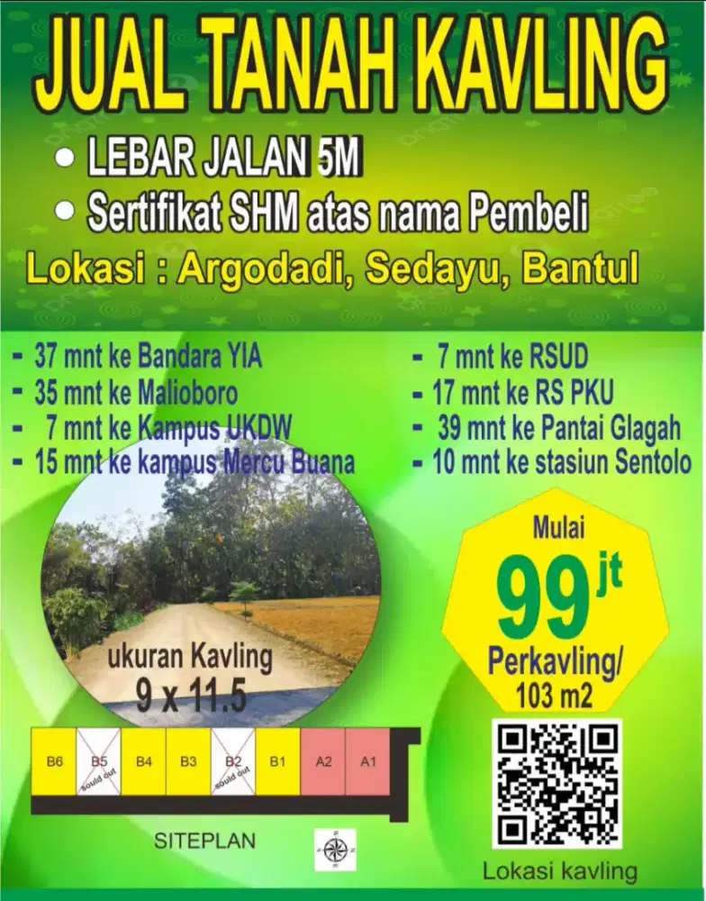 Jual Tanah Kavling