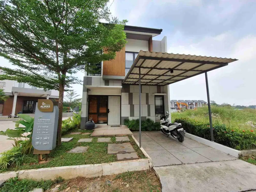 Rumah Mewah 2 Lantai Tipe Sapphire Free PPN 100% dan Free DP 0%