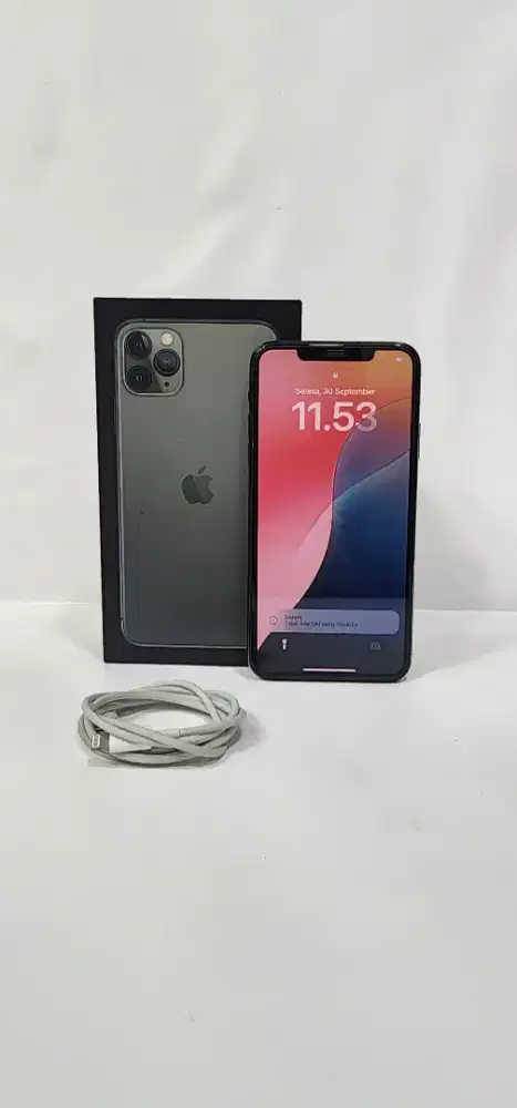 Iphone 11 promax 256 midnight green