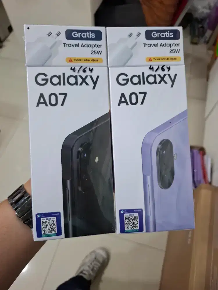 NEW SAMSUNG A07 4/64GB FREE ADAPTER ORI GARANSI RESMI