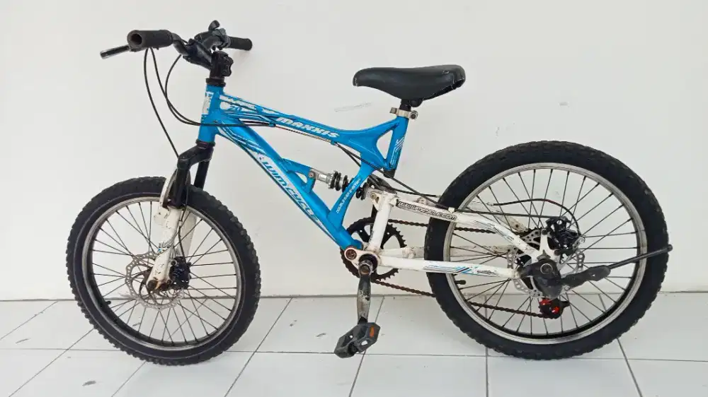 Sepeda Anak Wimcycle Maxxis 20 MTB cakram full suspensi