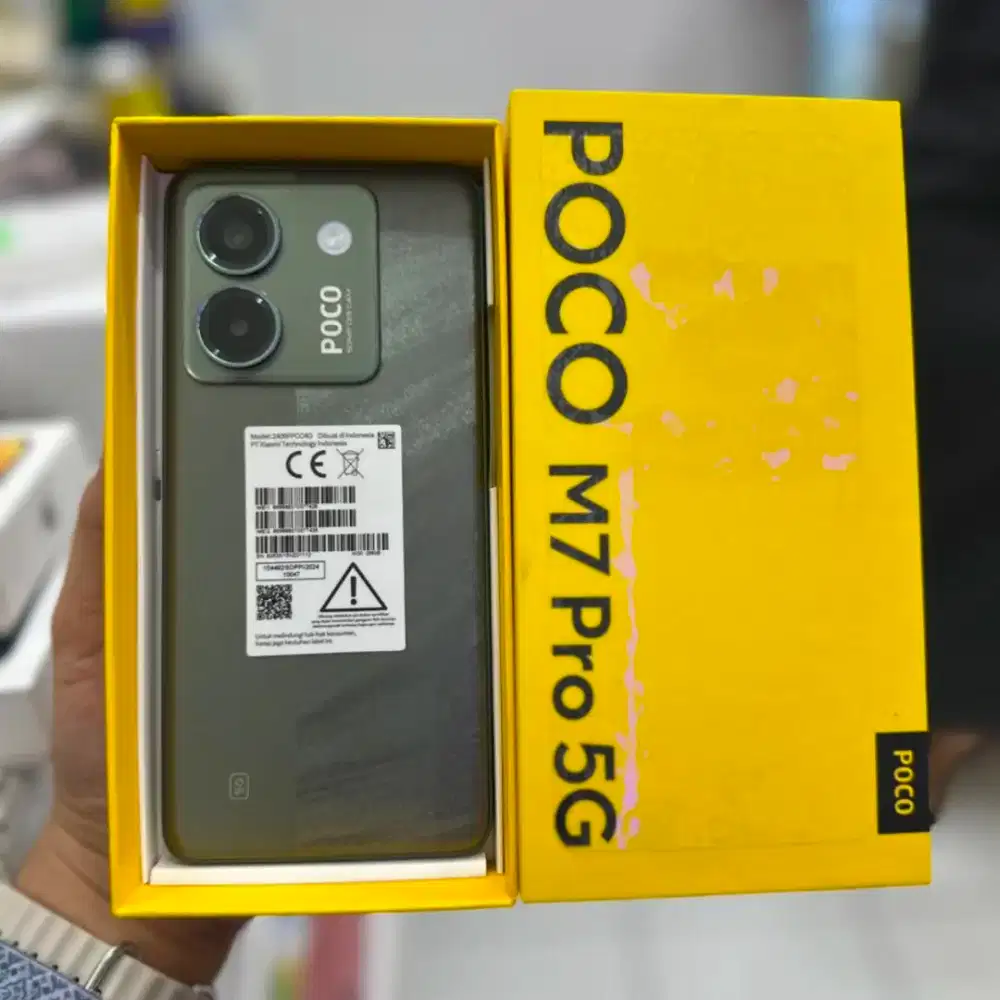 Poco M7 pro 5g 8/256 komplit lokasi jakarta timur PGC cililitan