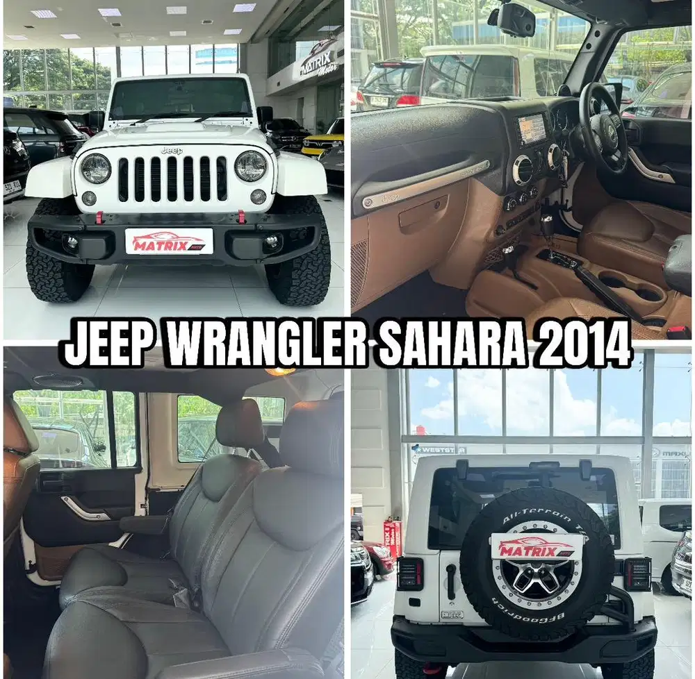 Jeep Wrangler Sahara 3.0L 4WD Nik2014 White Siap pakai