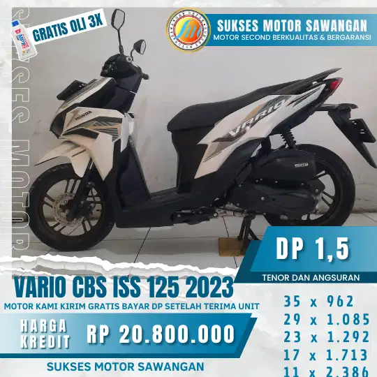 DAPATKAN CASH BACK 700 RB DAN FRE OLI 3X HONDA NEW VARIO 125 TH 2023