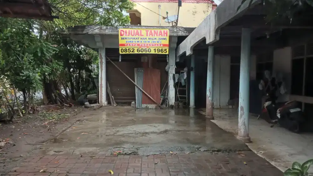 Dijual Tanah 5 m x 19 m (95 m2)