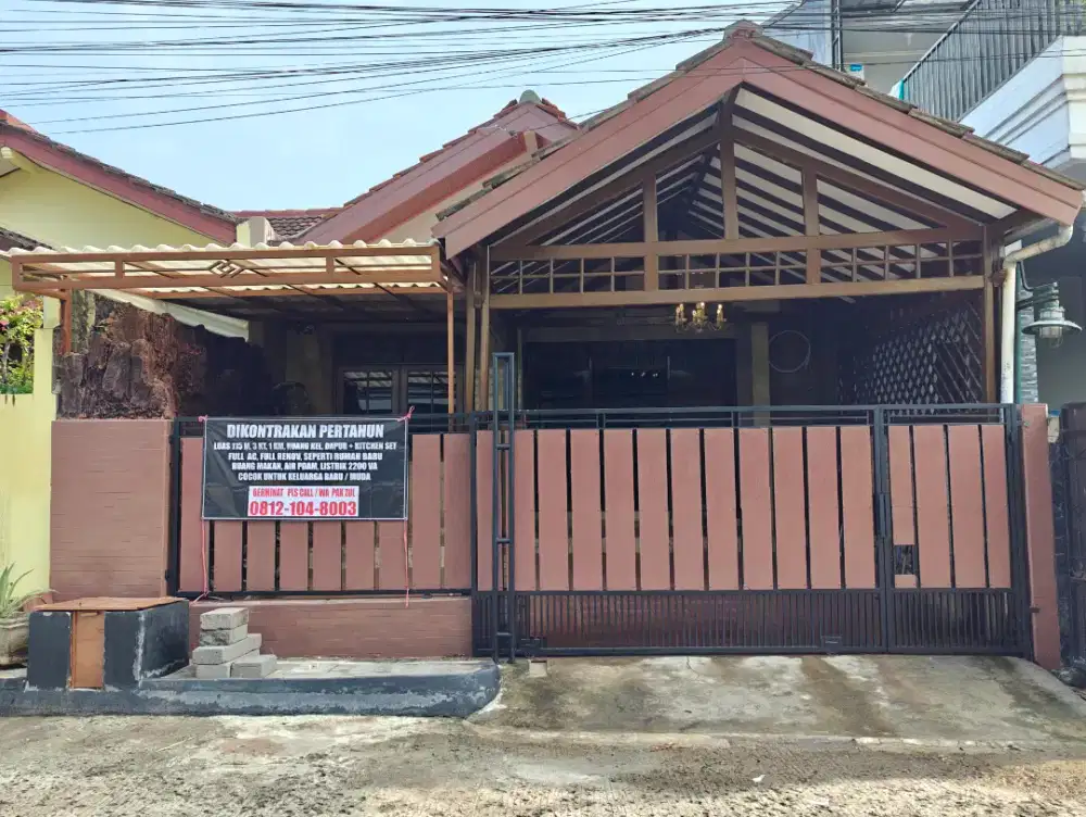 Disewakan Tahunan full Renovasi seperti Rumah Baru