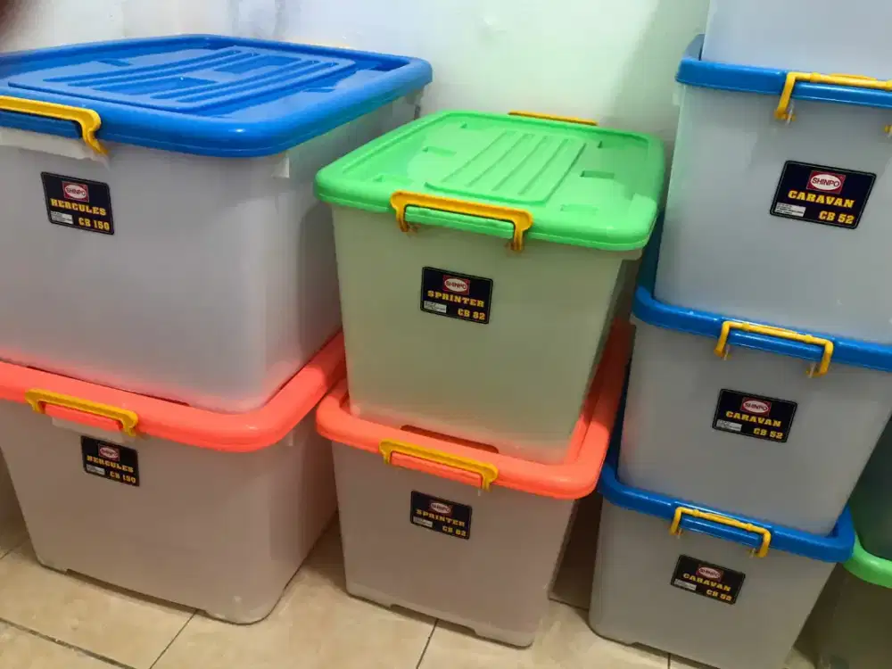 Box Container /Container Box Shinpo Second 45,52,82,150 Ltr Bs Borngan