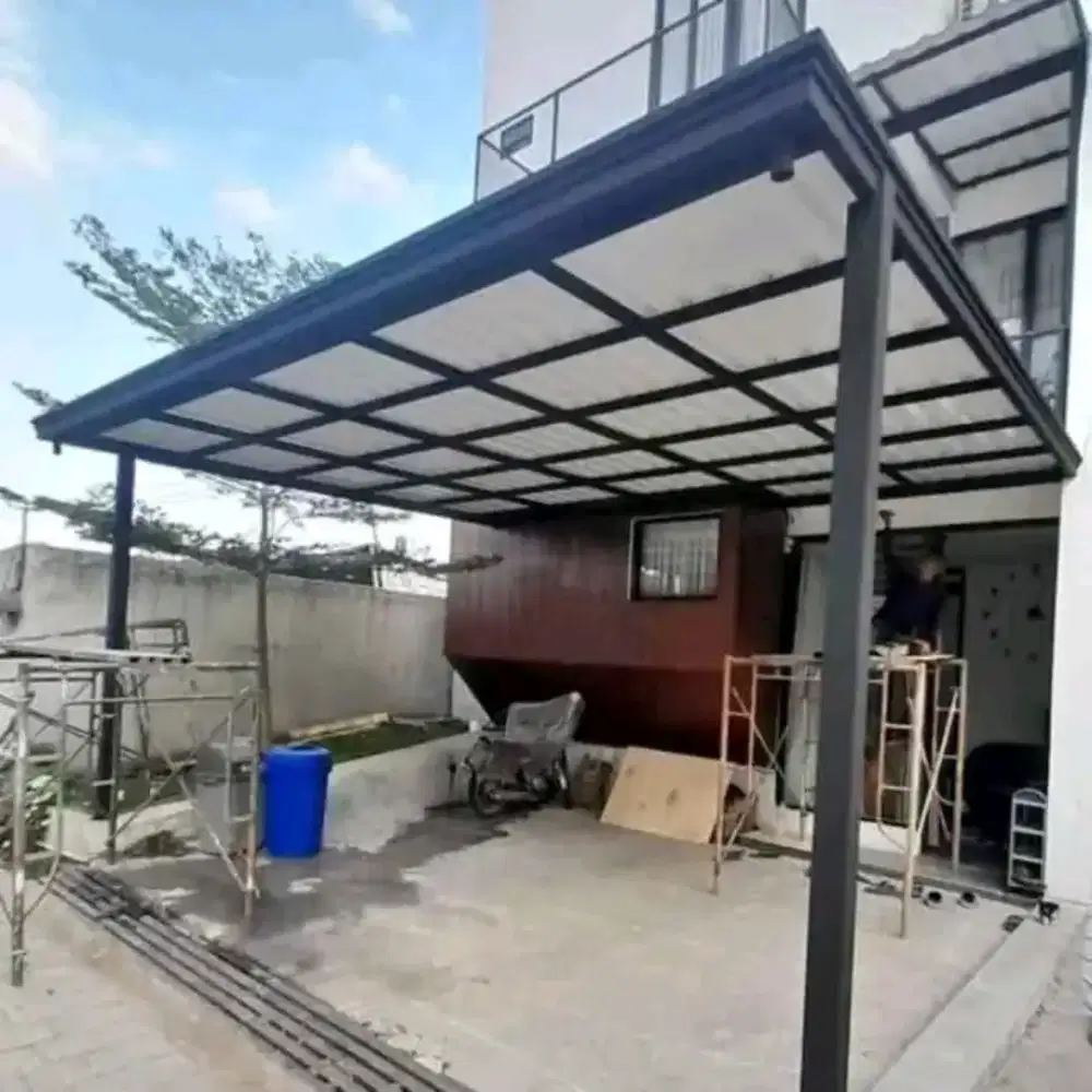 Canopy alderon & pagar minimalis