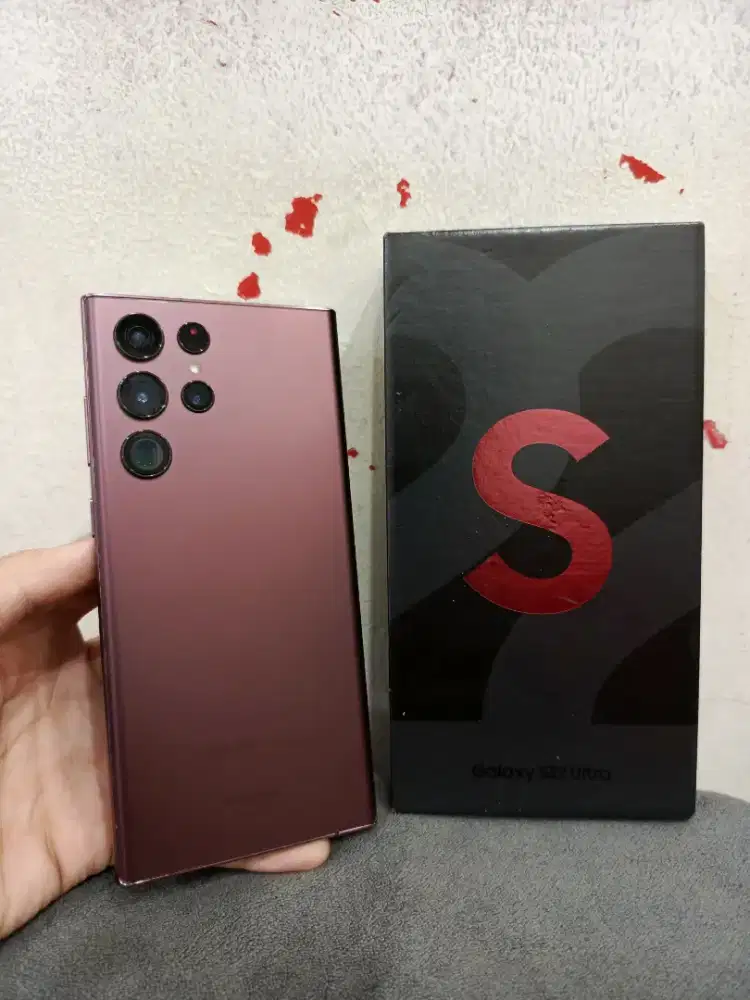 Samsung S22 Ultra 12/256 resmi sein, fullset original, mulus, nominus