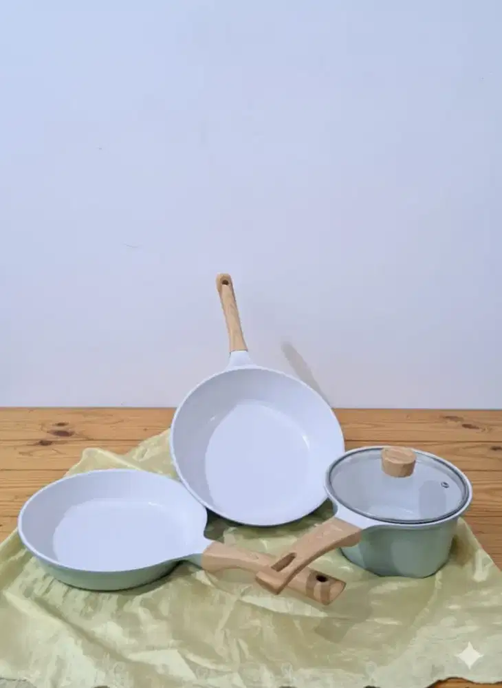 1 SET ECORAMIC PAN SET