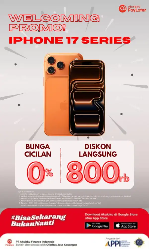 Cicilan Iphone 17 256 GB