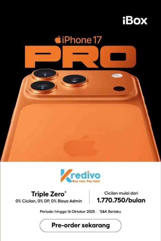 IPHONE CASH DAN KREDIT KREDIVO