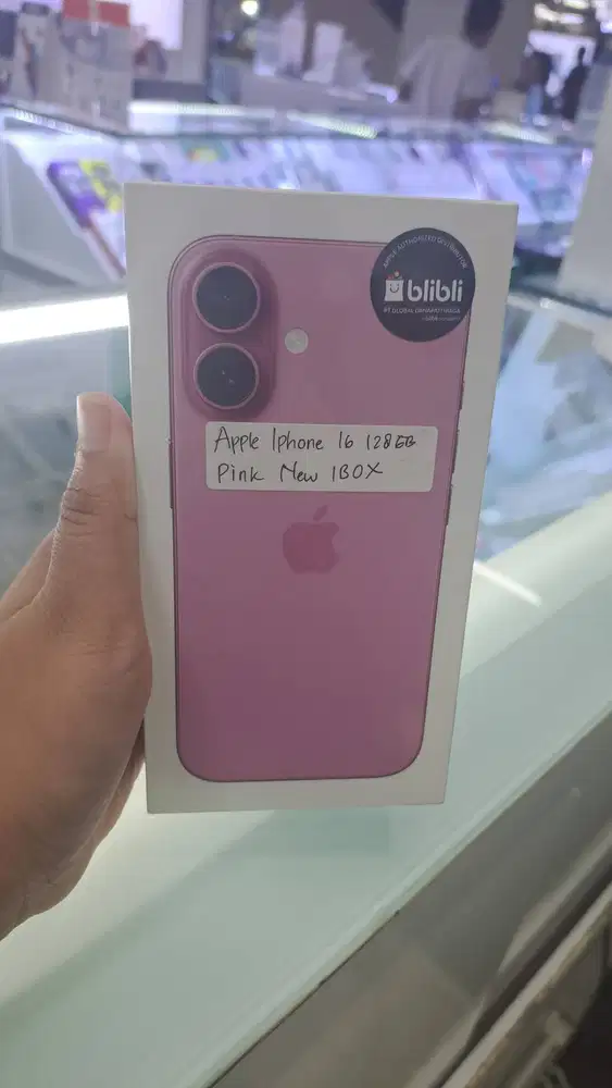 IPhone 16 128GB Pink New Garansi Resmi IBox Bisa Trade in Dan Cicilan