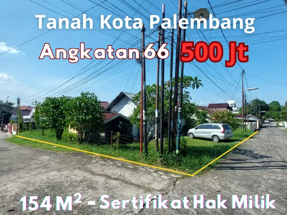 Tanah SHM Jl. Basuki Rachmat Siap Bangun di Angkatan 66