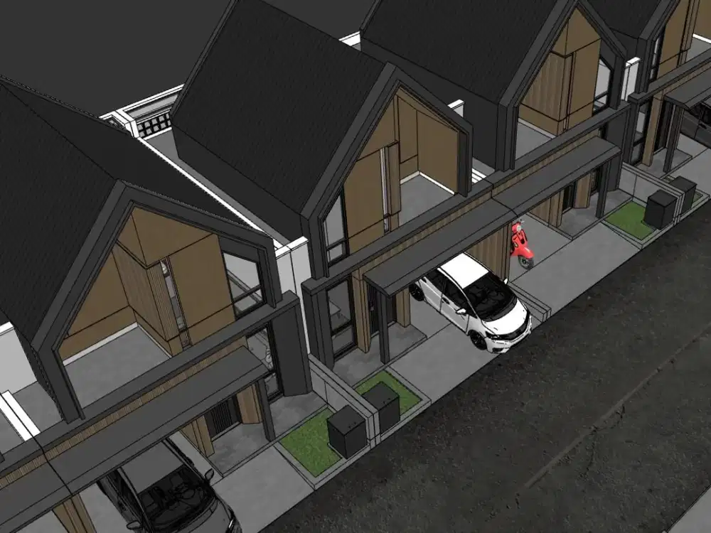RUMAH 1 LANTAI PONDOK CABE, DP ANGSUR 6X, ANGSURAN 4JTAAN