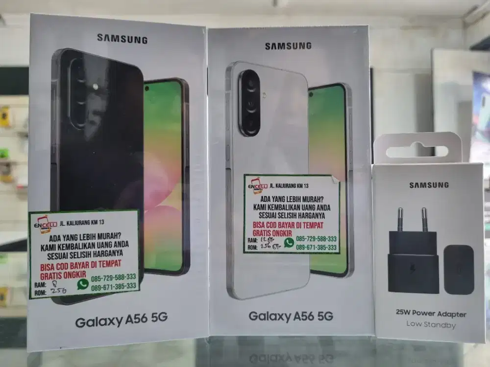 NEW PROMO Discon SAMSUNG GALAXY A56 FREE ADAPTER ORI SAMSUNG