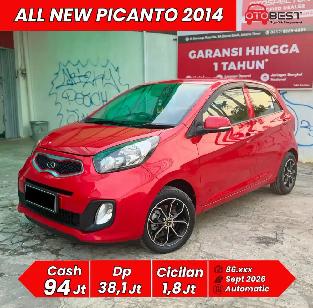 Kia Picanto 1.2 Matic 2014 Tangan pertama dari baru