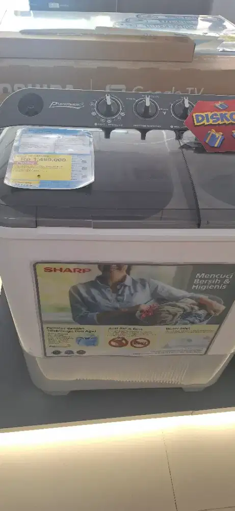 Sharp 2 Mesin Cuci Tabung