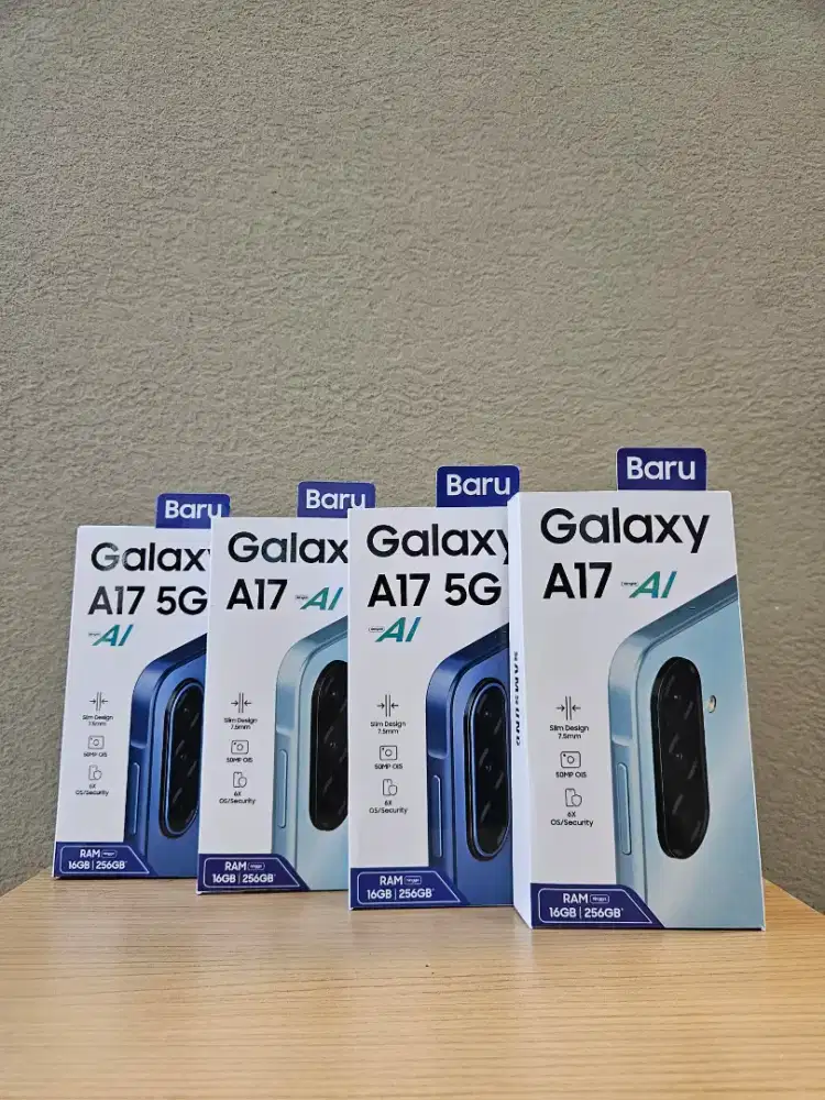 Samsung A17²⁵⁶ 5G NFC (SEGEL RESMI) COD Free & Cicilan 300rbuan/Bulan