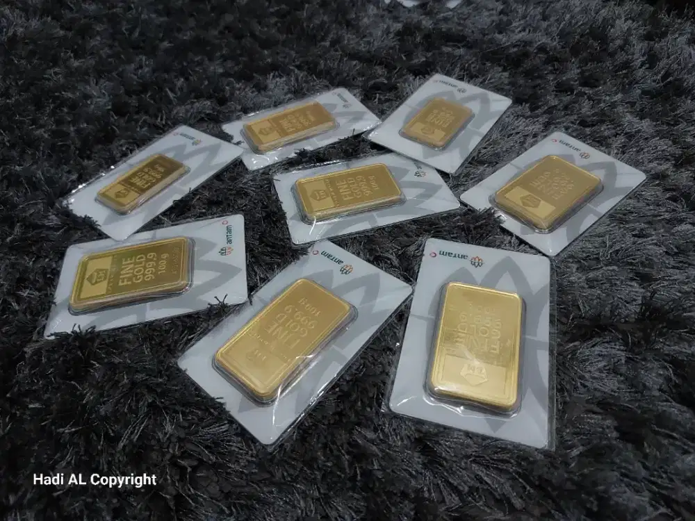 Emas Antam 100gr 2025 Certi Eye