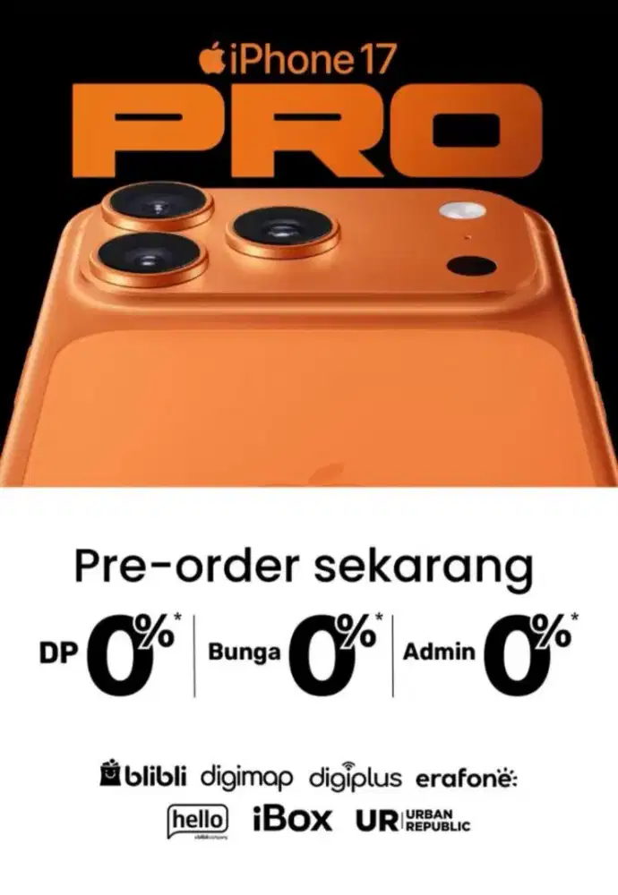PO IPHONE 17 DAPATKAN PROMO 0%