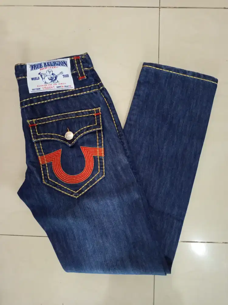 Celana jeans TRUE RELIGION section STRAIGHT size 28