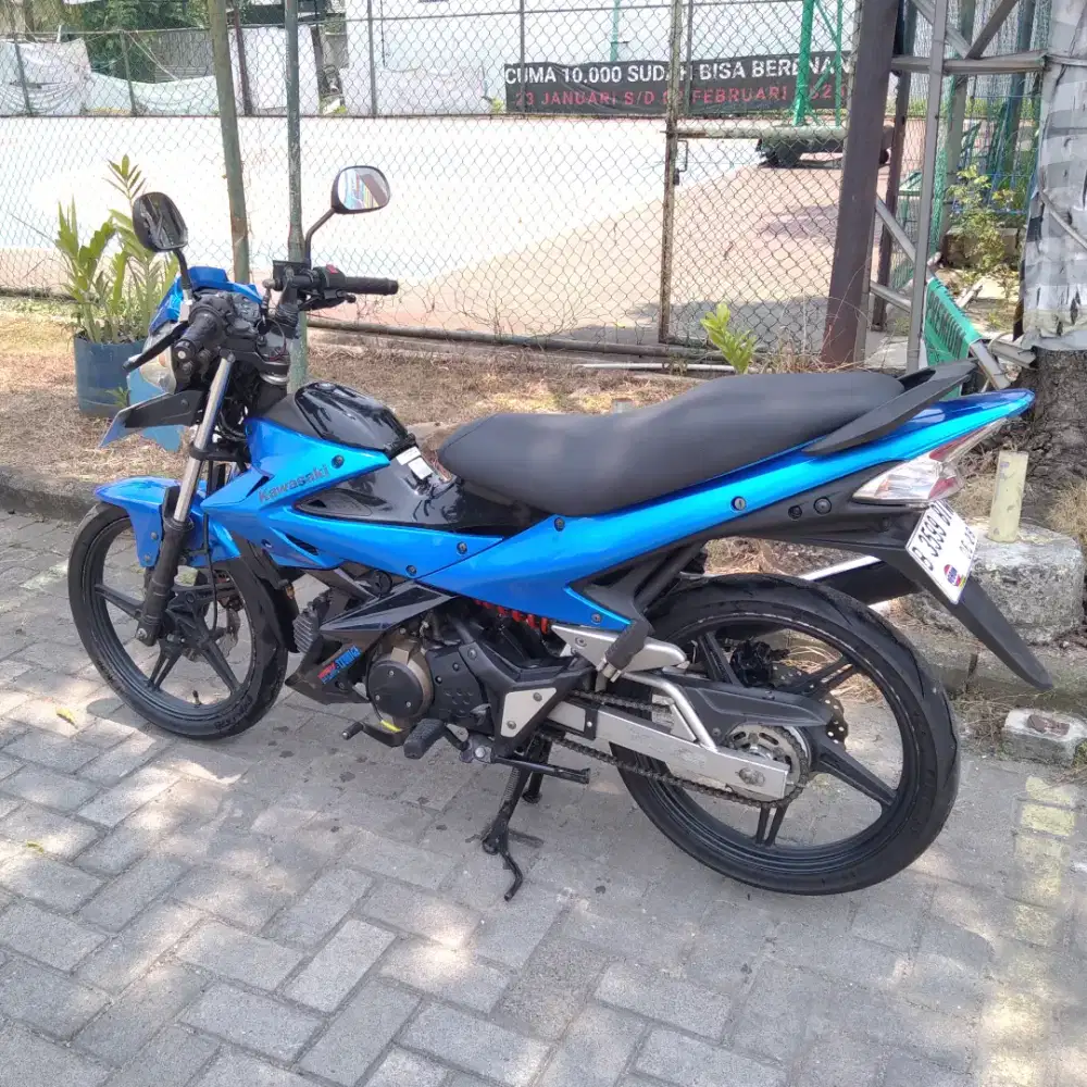Kawasaki Athlete Facelift 2012 Biru Ori