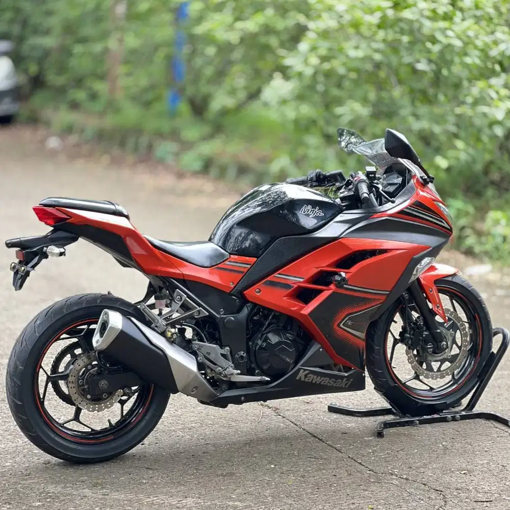 KEREN BANGET! KAWASAKI NINJA 250 FI ABS ORANGE 2013 KM 18K PAJAK ON