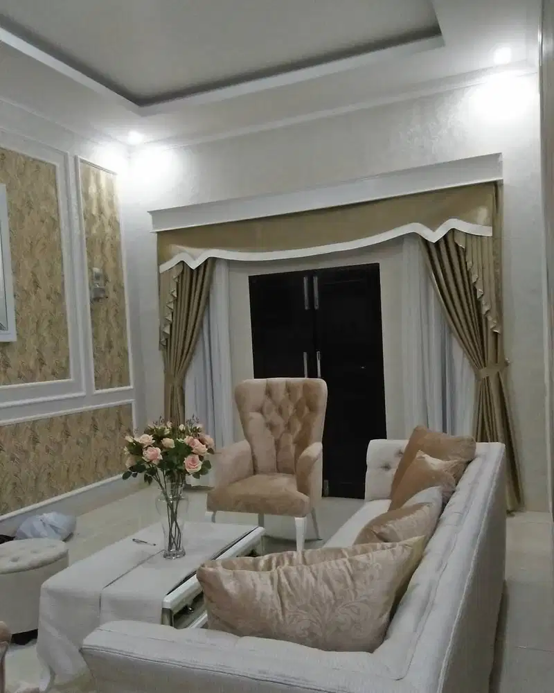 Menjual Tirai Gorden Jendela Gordyn Mewah Hordeng Terbaru Murah
