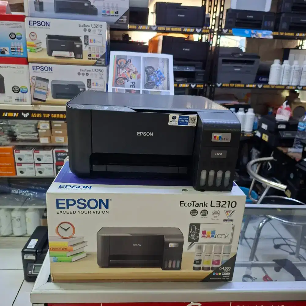 Printer epson L3210 print scan copy bergaransi