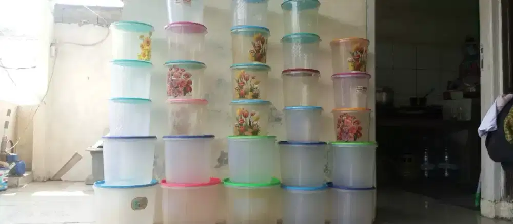 Jual murah toples plastik bekas usaha