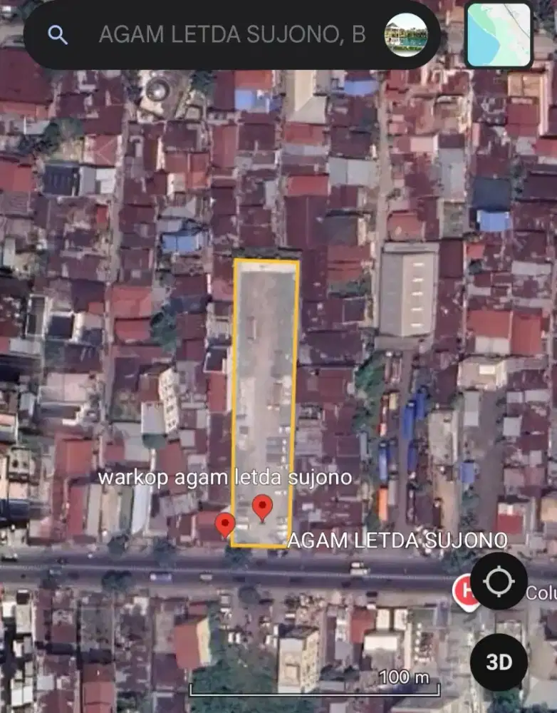 SEWA Tanah Jl Letda Sujono Dekat RS Columbia