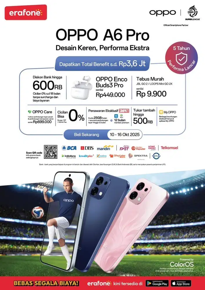 OPPO A6 Pro Desain Keren, Performa Ekstra