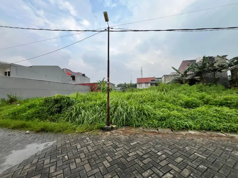 Dekat Graha raya tanah kavling dengan luasan ideal