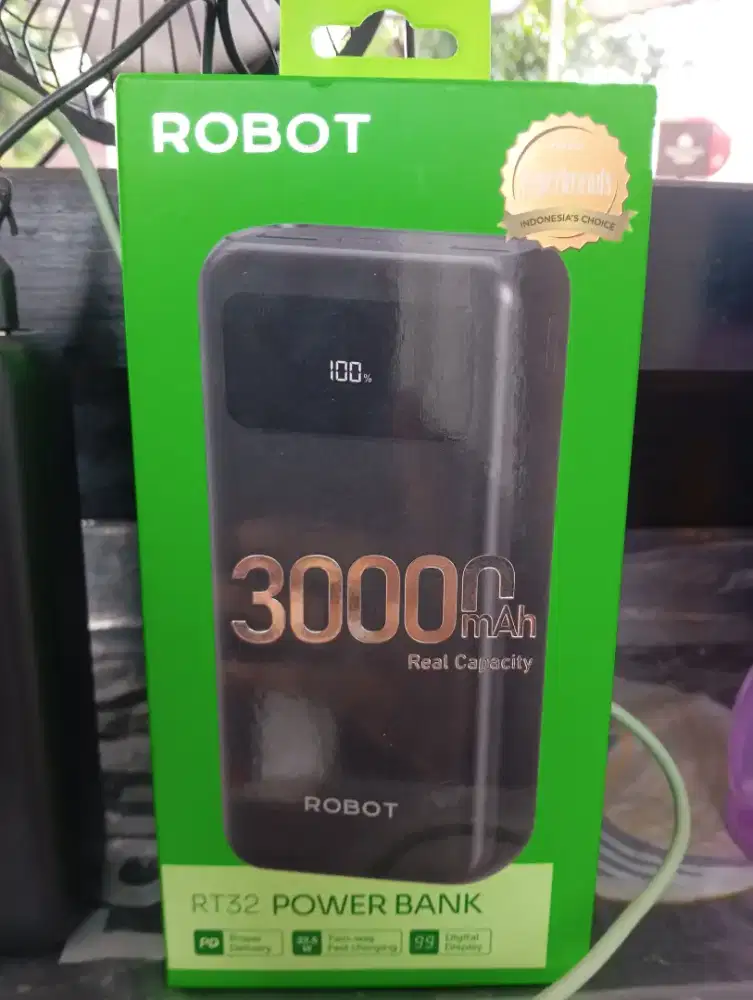 Power Bank ROBOT 30.000mAh Fast Charging 22.5 W