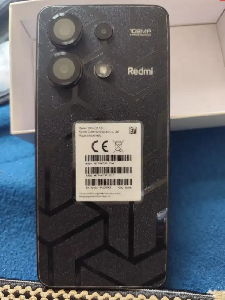 Xiaomi redmi note 13 8/256 no minus mulus, sidik jari di layar