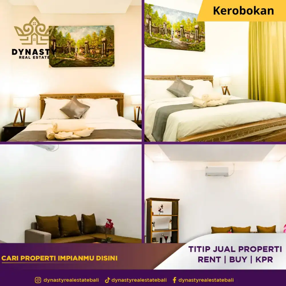 Villa 3BR di kwrobokan dekat sanur