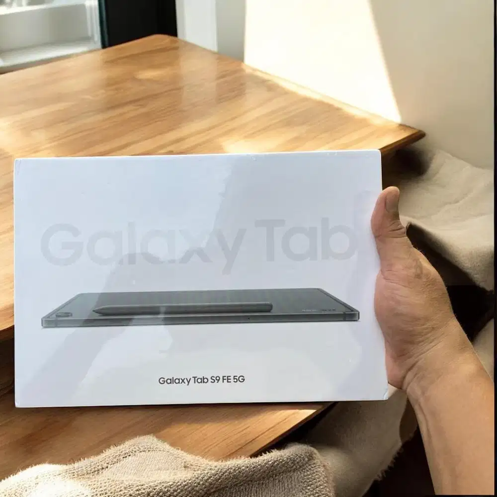 New segel Samsung Tab S9 FE 5G ram 6/128gb bisa pakai kartu