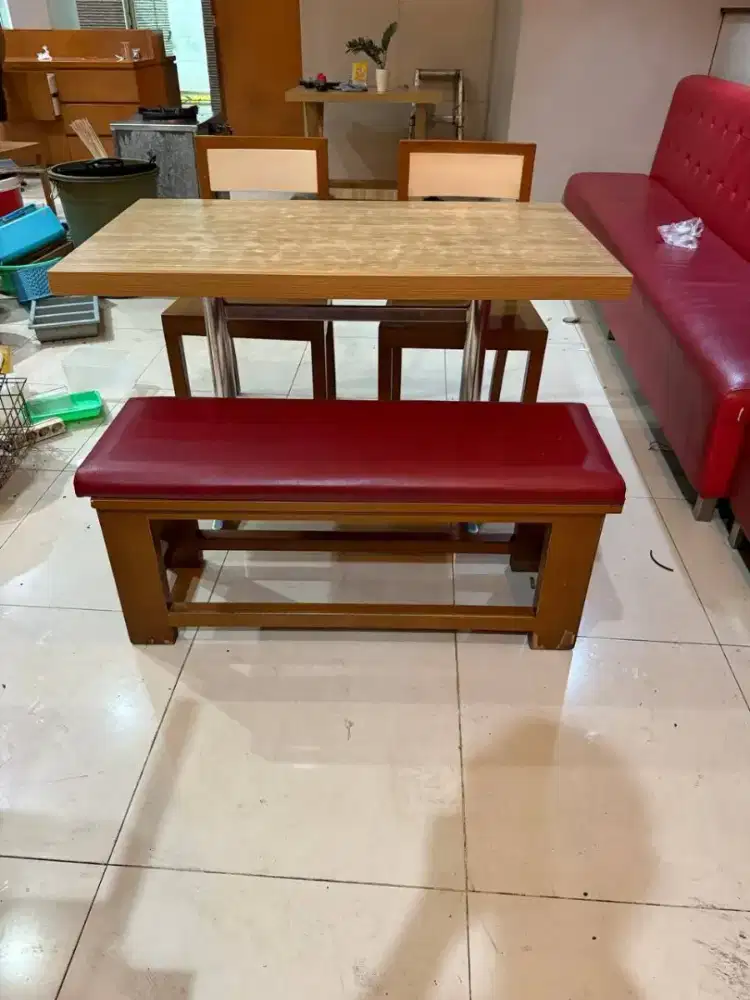 set Meja kursi makan