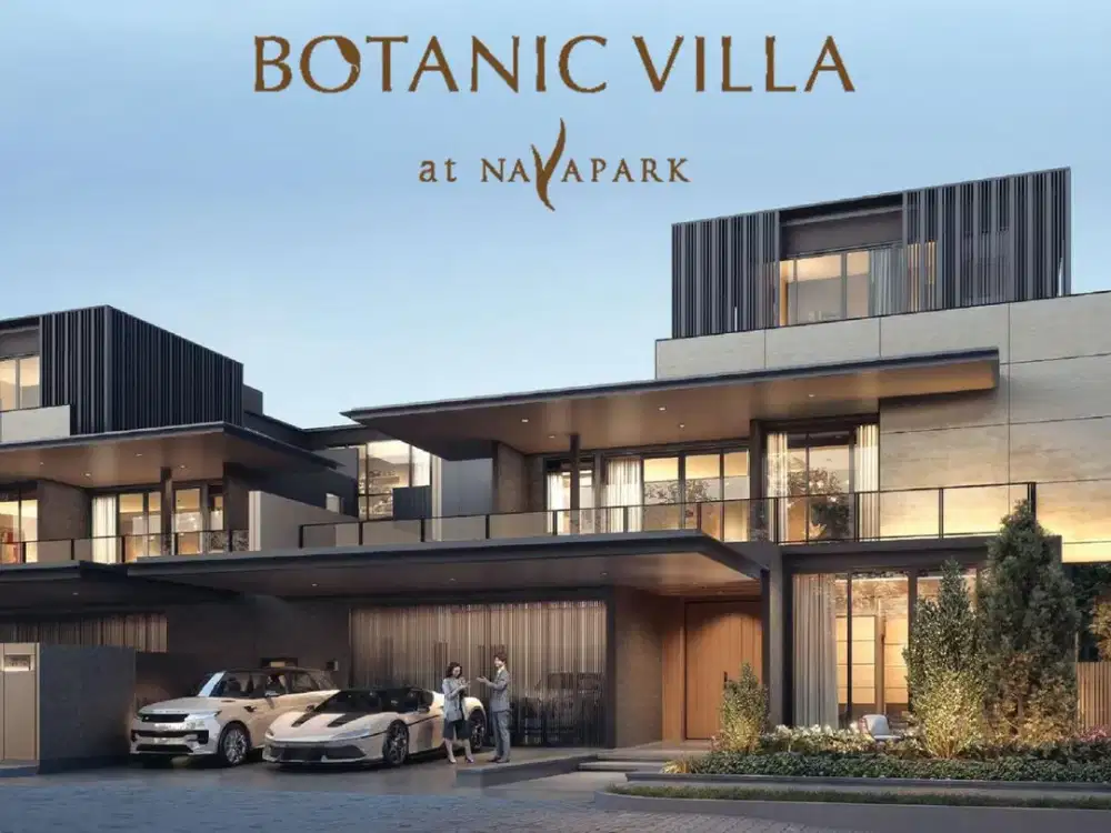 Dijual Hunian Super Mewah Navapark, Cluster Botanic Villa di BSD City, Tangerang