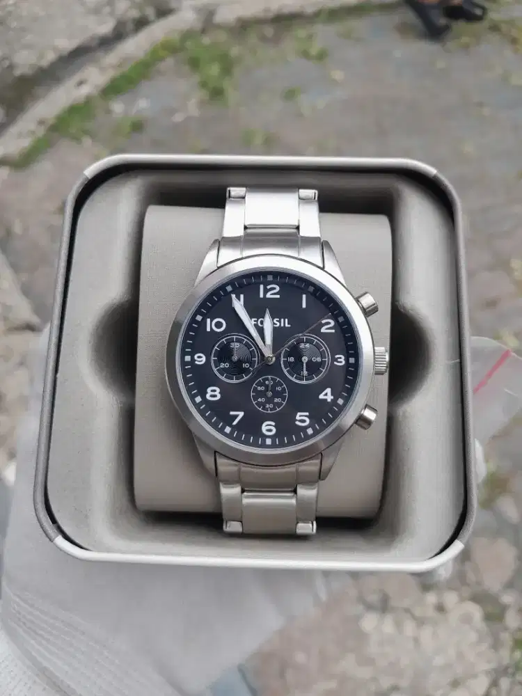 Jam Fossil Stainless Steel Original