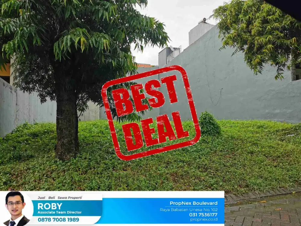 Jual kavling taman puspa raya Citraland Dkt Tpr Woodland gwalk