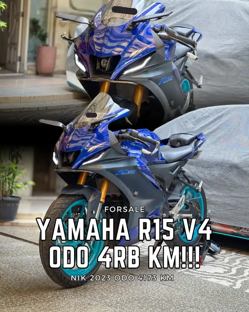 Yamaha R15 V4 2023 SUPER LOW KM (4rb Km)