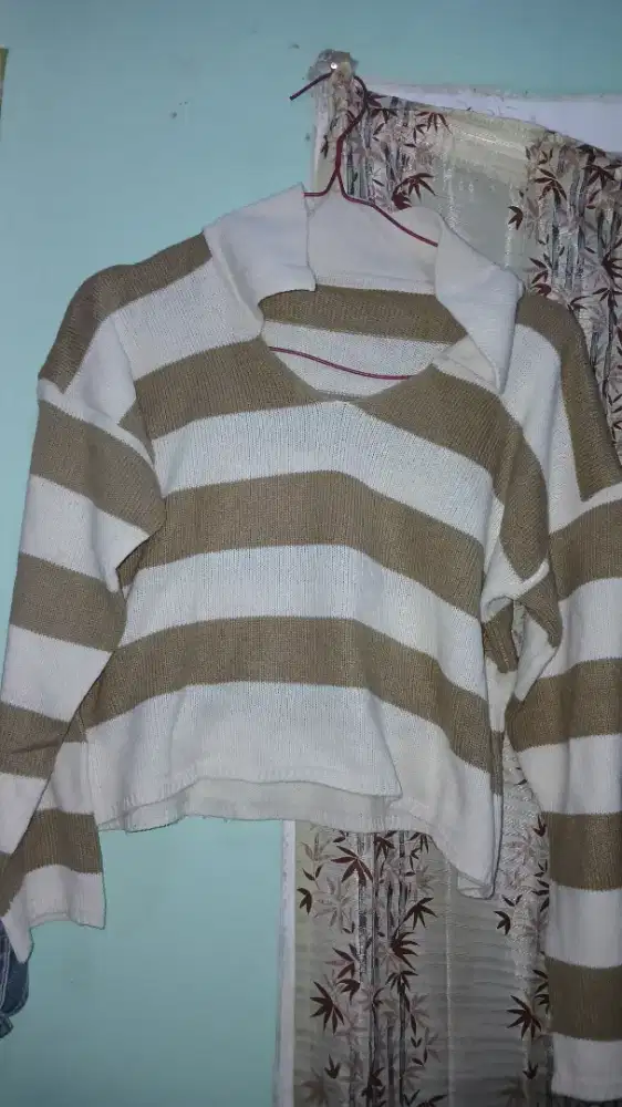 Baju rajut croptop